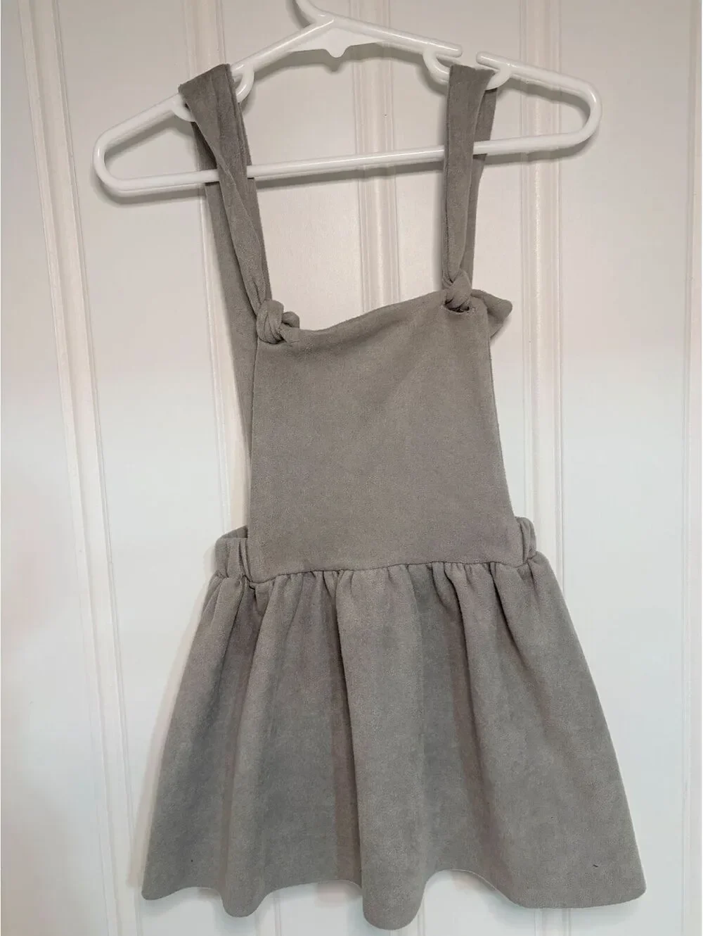 Suede Pinafore Overalls 2t